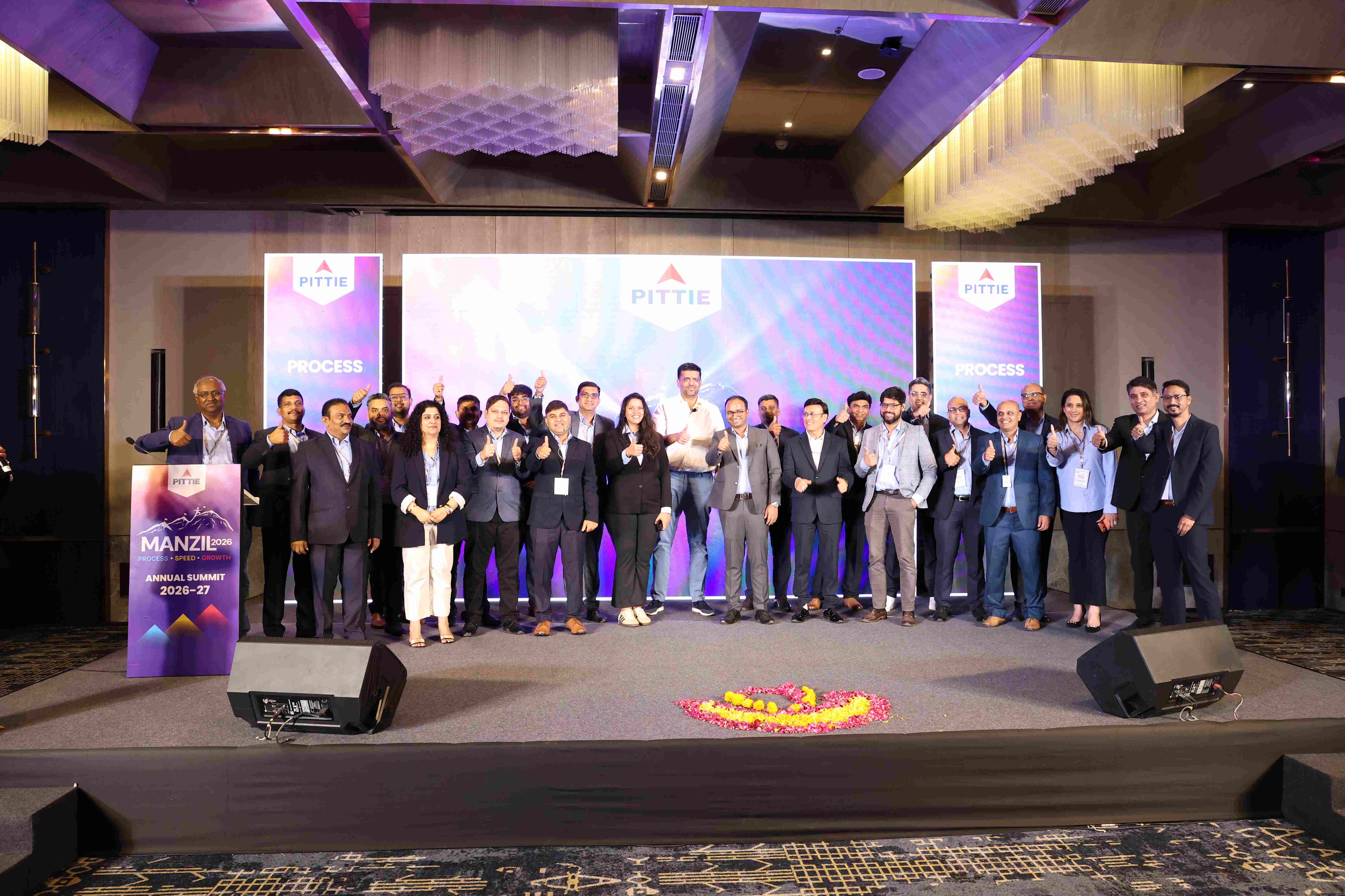 Pittie Group team at the Manzil 2026 Annual Summit