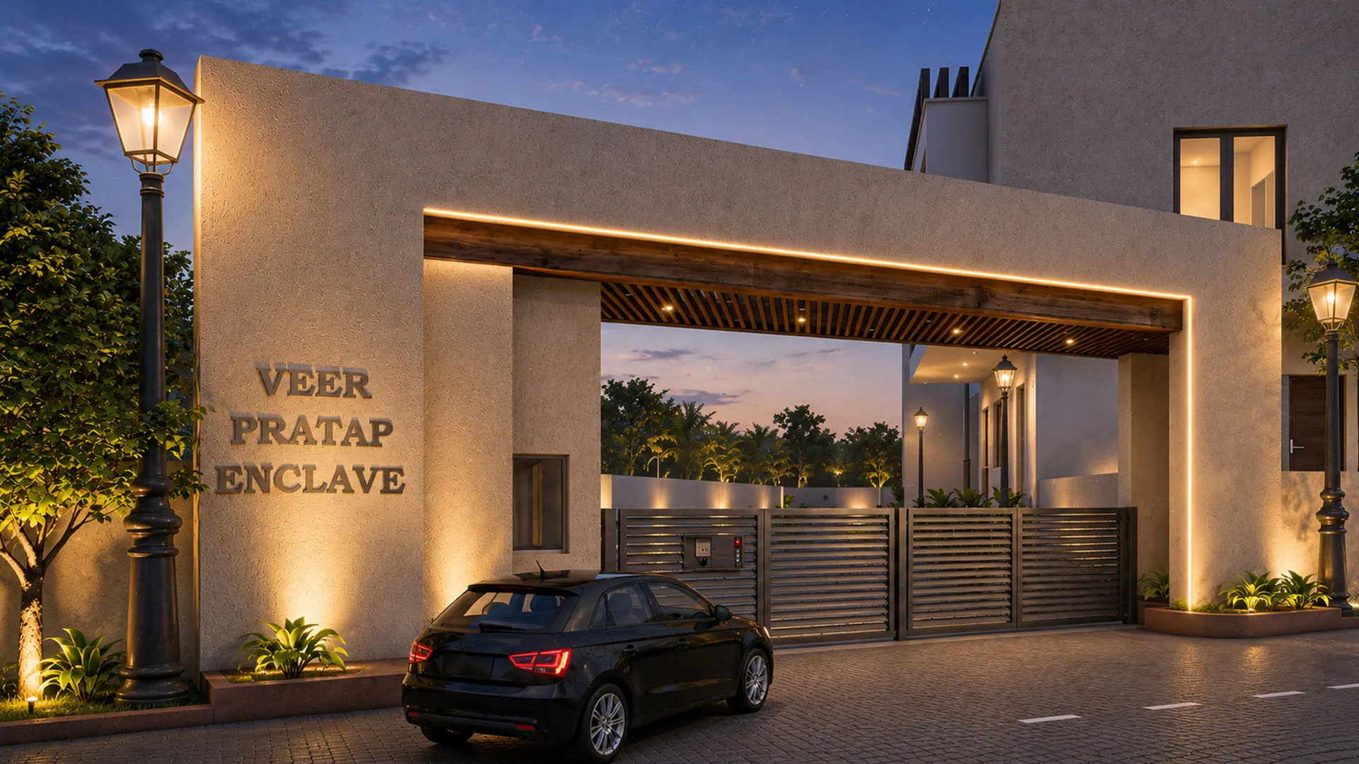 Veer Pratap Enclave entrance