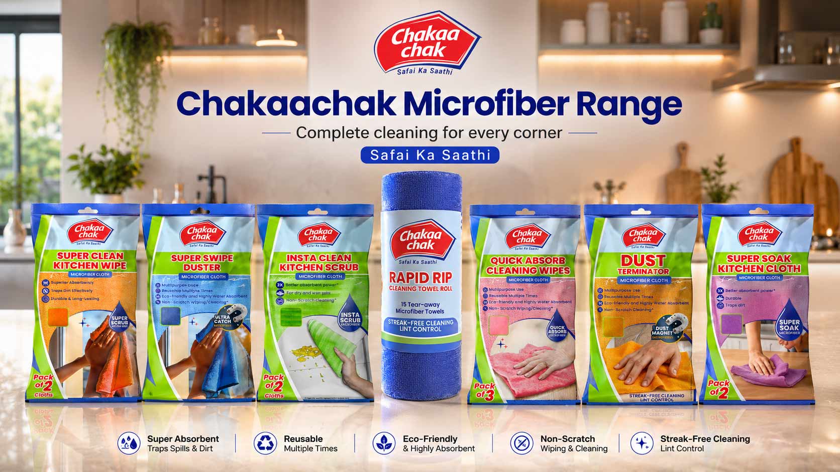 LinkedIn post: Presenting Chakaachak MicroFibre Range